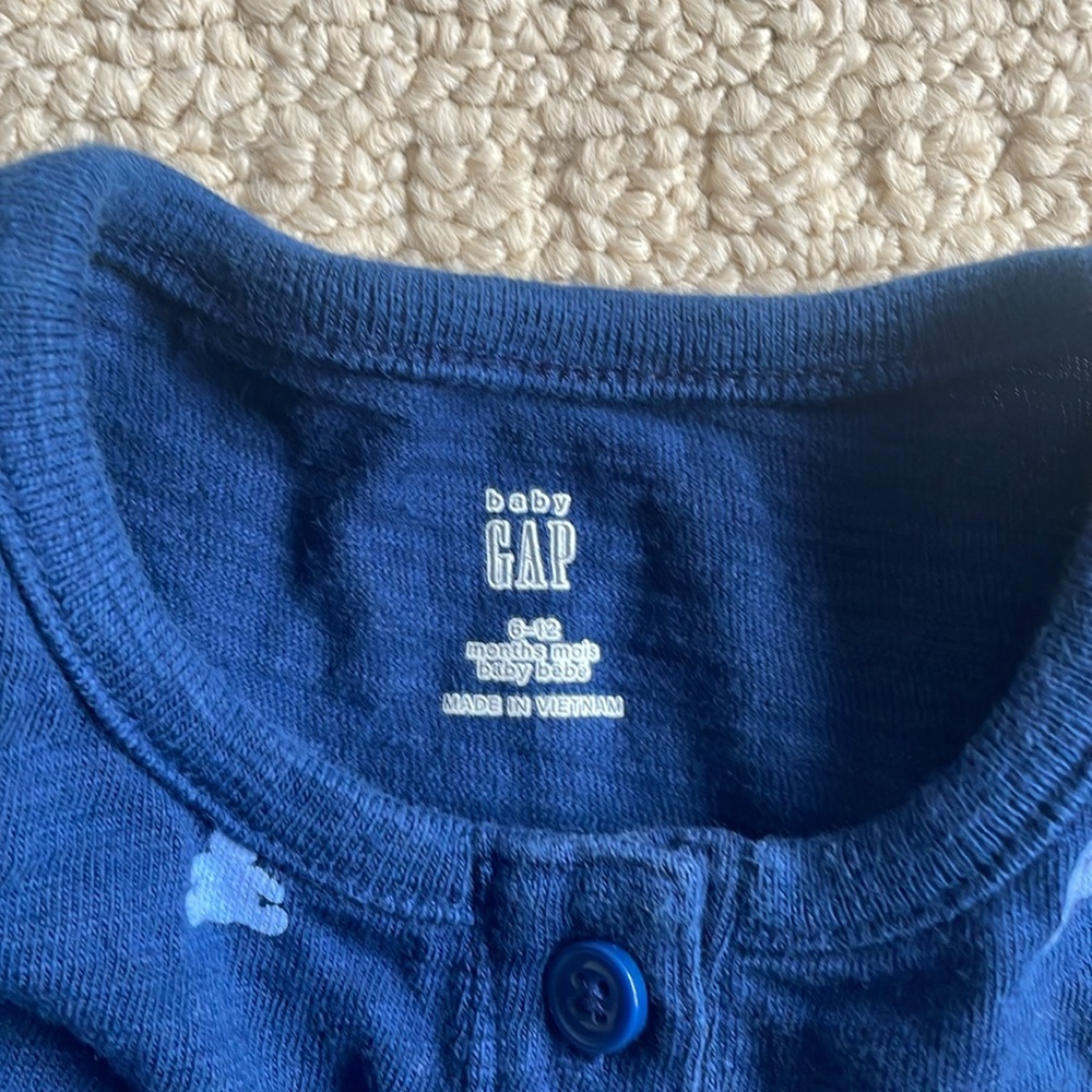 Baby Gap Brannan Bear Footless One-Piece 6-12 mth - Picture 4 of 5
